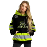 personalized akron zips safety motif black neon green hoodie best selling