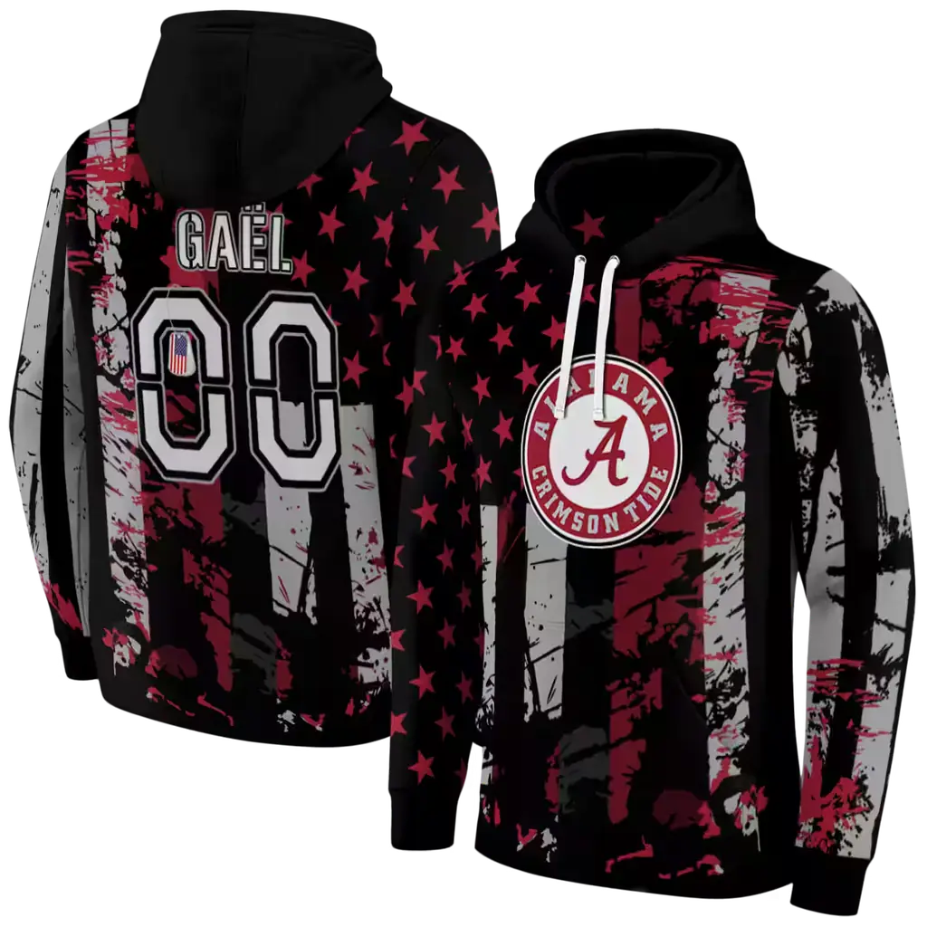personalized alabama crimson tide distressed flag crimson black hoodie fashion forward personalized alabama crimson tide distressed flag crimson black hoodie fashion forward