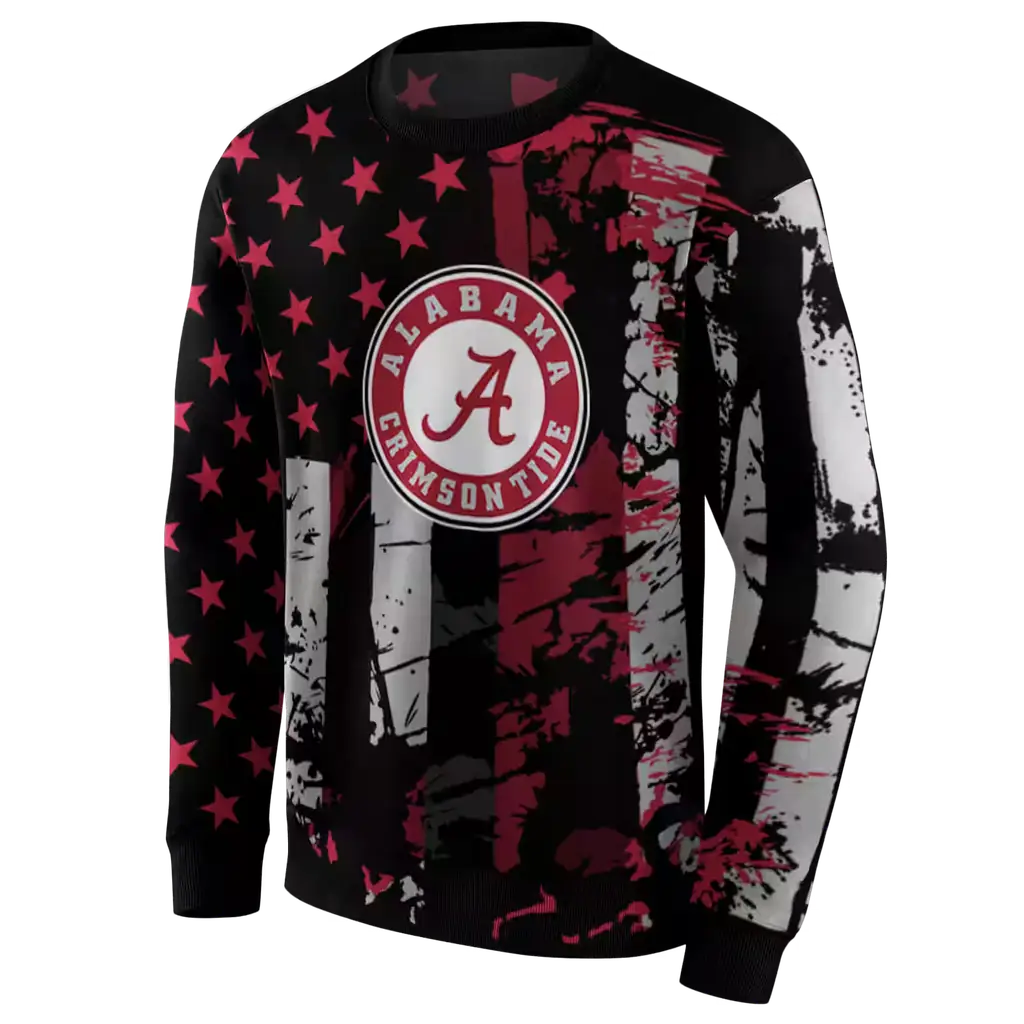 personalized alabama crimson tide distressed flag crimson black hoodie new arrival personalized alabama crimson tide distressed flag crimson black hoodie new arrival