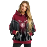 personalized alabama crimson tide flame design crimson hoodie best selling