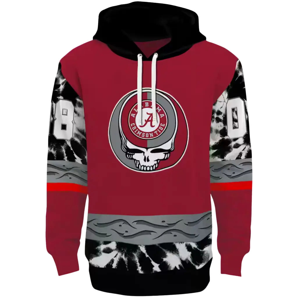 personalized alabama crimson tide grateful vibes crimson hoodie best selling personalized alabama crimson tide grateful vibes crimson hoodie best selling
