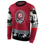 personalized alabama crimson tide grateful vibes crimson hoodie best selling