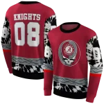 personalized alabama crimson tide grateful vibes crimson hoodie best selling