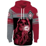personalized alabama crimson tide grim reaper crimson black hoodie best selling