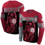 personalized alabama crimson tide grim reaper crimson black hoodie best selling
