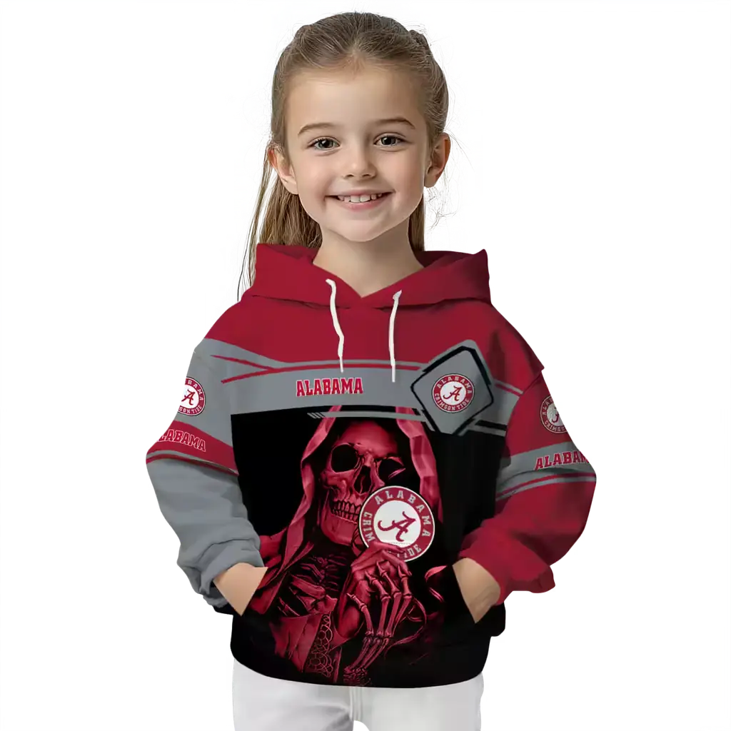personalized alabama crimson tide grim reaper crimson black hoodie top rated personalized alabama crimson tide grim reaper crimson black hoodie top rated