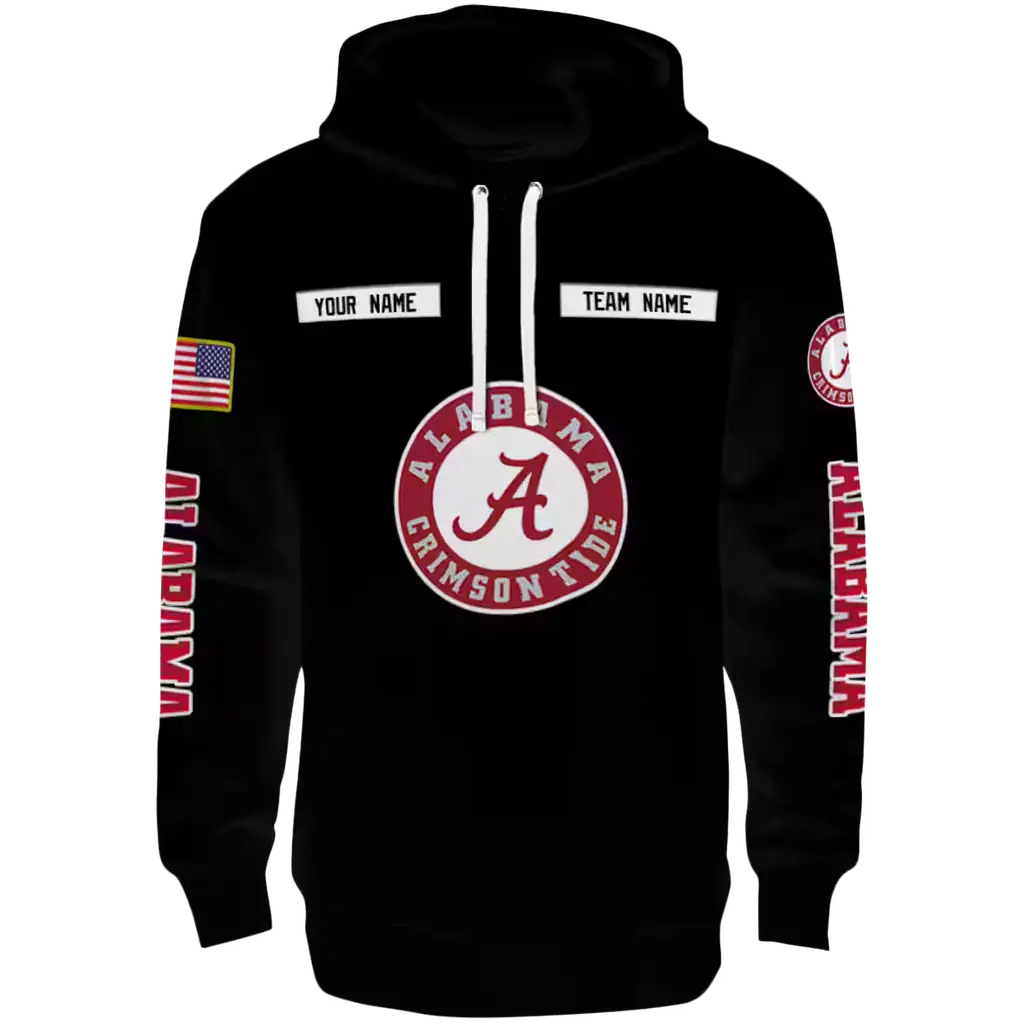 personalized alabama crimson tide punisher skull black hoodie best selling personalized alabama crimson tide punisher skull black hoodie best selling