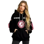 personalized alabama crimson tide punisher skull black hoodie best selling