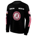 personalized alabama crimson tide punisher skull black hoodie best selling