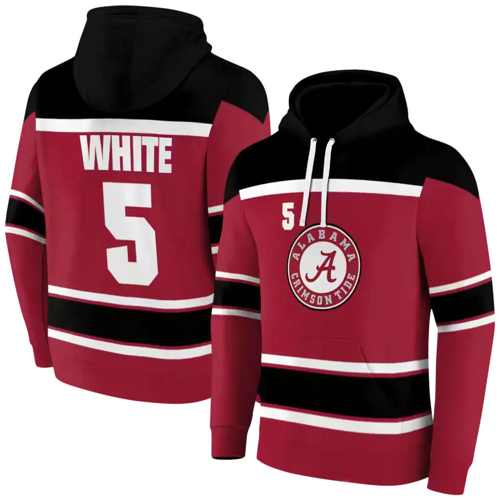 personalized alabama crimson tide striped pattern crimson hoodie fashion forward personalized alabama crimson tide striped pattern crimson hoodie fashion forward