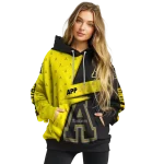 personalized appalachian state mountaineers abstract shape black hoodie best selling