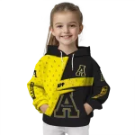 personalized appalachian state mountaineers abstract shape black hoodie best selling