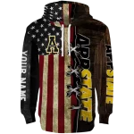 personalized appalachian state mountaineers american pride hoodie best selling