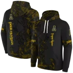 personalized appalachian state mountaineers deer silhouette black hoodie best selling