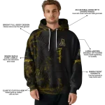 personalized appalachian state mountaineers deer silhouette black hoodie best selling
