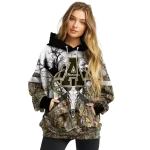 personalized appalachian state mountaineers forest silhouette hoodie best selling