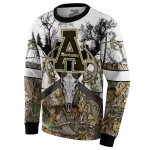 personalized appalachian state mountaineers forest silhouette hoodie best selling