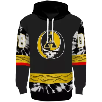 personalized appalachian state mountaineers grateful vibes black hoodie best selling