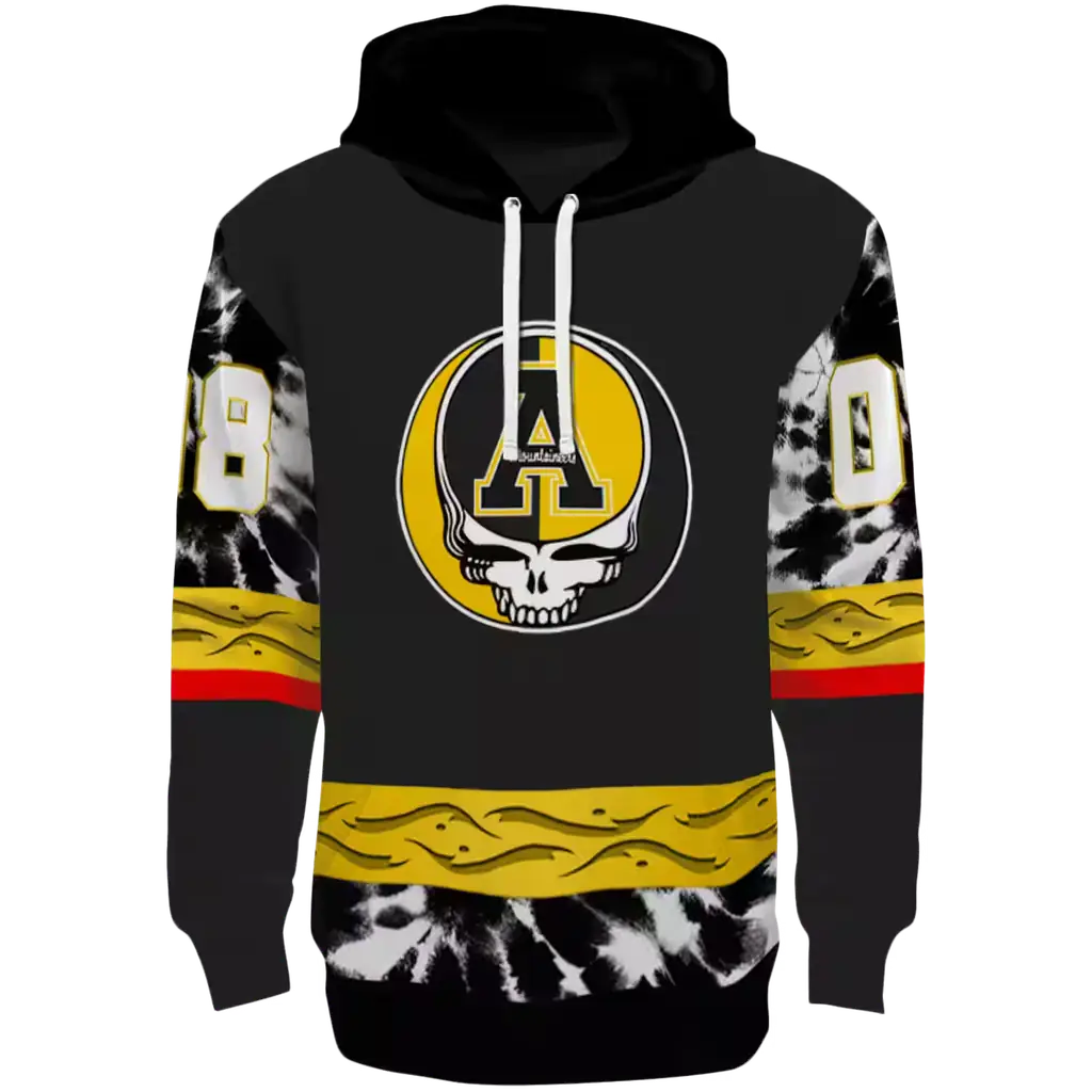 personalized appalachian state mountaineers grateful vibes black hoodie best selling personalized appalachian state mountaineers grateful vibes black hoodie best selling