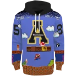 personalized appalachian state mountaineers mario blue black hoodie best selling