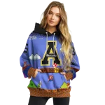 personalized appalachian state mountaineers mario blue black hoodie best selling