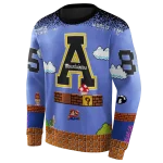 personalized appalachian state mountaineers mario blue black hoodie best selling