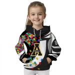 personalized appalachian state mountaineers puzzle pieces black hoodie best selling