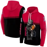 personalized arizona wildcats baby groot red black hoodie best selling