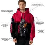 personalized arizona wildcats baby groot red black hoodie best selling