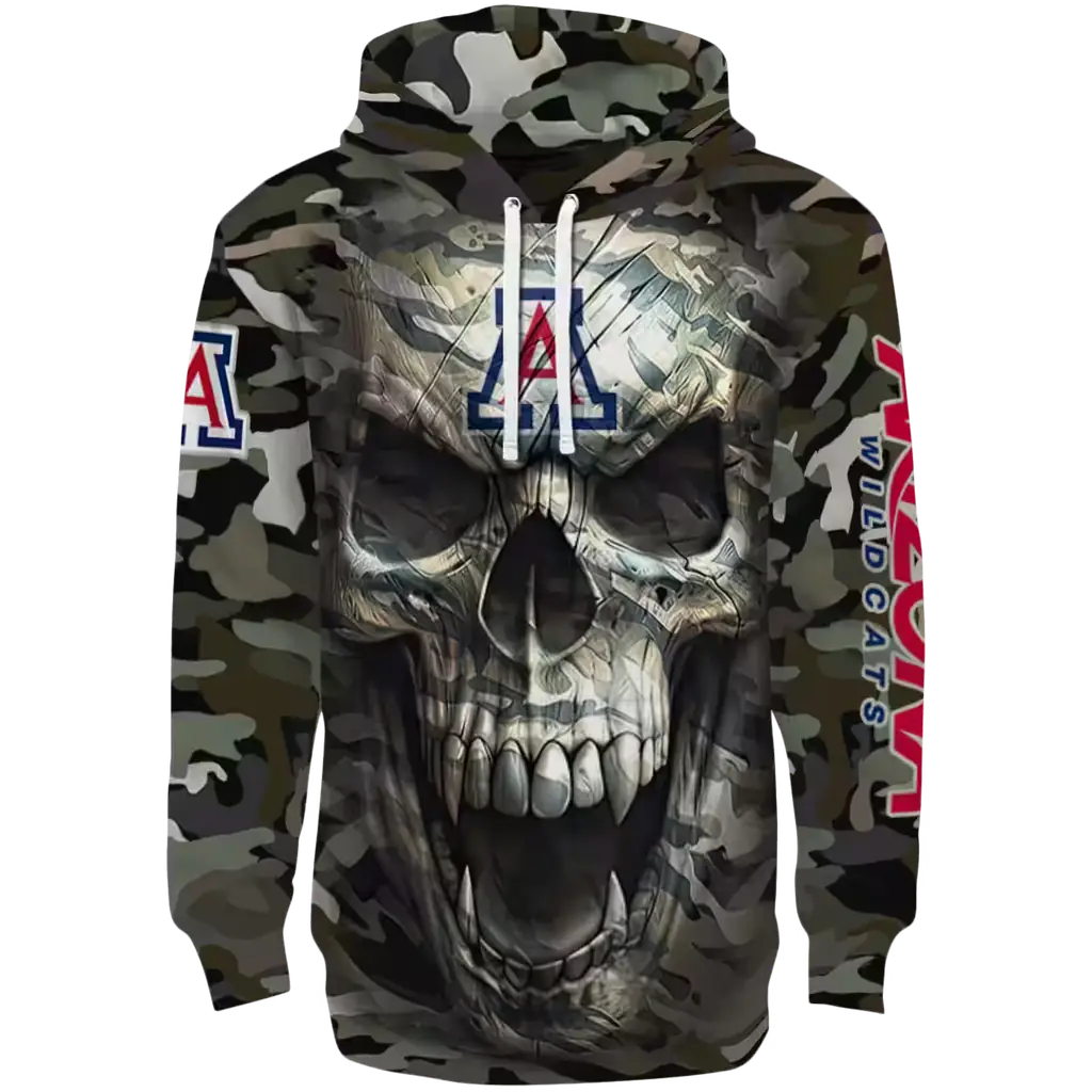 personalized arizona wildcats camo skull hoodie best selling personalized arizona wildcats camo skull hoodie best selling
