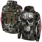 personalized arizona wildcats camo skull hoodie best selling