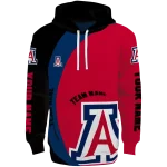 personalized arizona wildcats minimalist design red black hoodie best selling