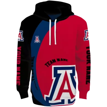 personalized arizona wildcats minimalist design red black hoodie best selling
