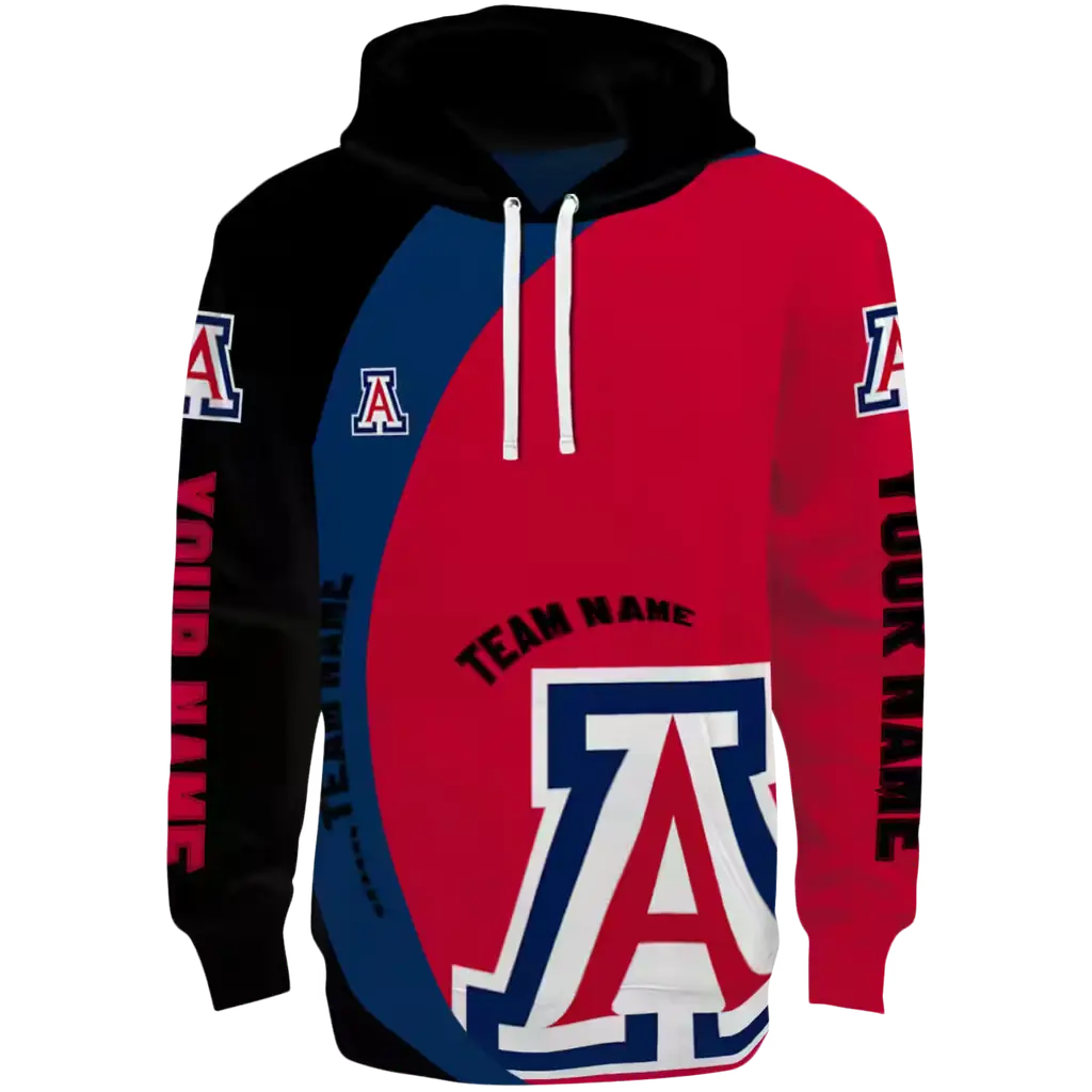 personalized arizona wildcats minimalist design red black hoodie best selling personalized arizona wildcats minimalist design red black hoodie best selling