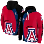 personalized arizona wildcats minimalist design red black hoodie best selling