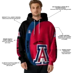 personalized arizona wildcats minimalist design red black hoodie best selling