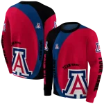 personalized arizona wildcats minimalist design red black hoodie best selling