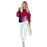 personalized arizona wildcats minimalist design red black hoodie best selling