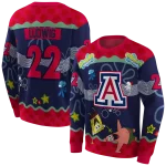 personalized arizona wildcats spongebob patrick star red navy hoodie best selling