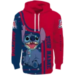 personalized arizona wildcats stitch red hoodie best selling