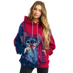 personalized arizona wildcats stitch red hoodie best selling