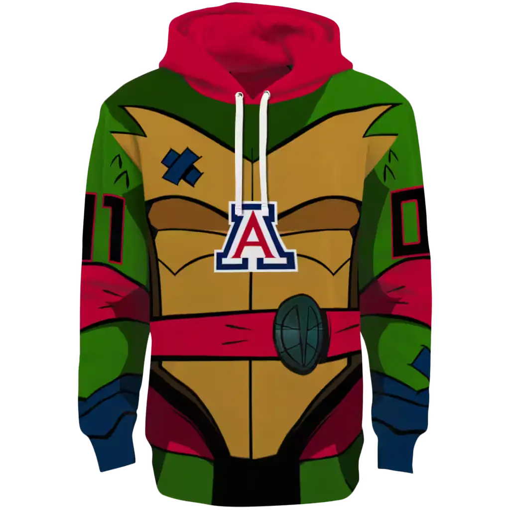 personalized arizona wildcats superhero armor red green hoodie best selling personalized arizona wildcats superhero armor red green hoodie best selling