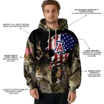 personalized arizona wildcats tree camo hoodie best selling