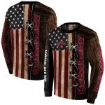 personalized arkansas razorbacks american pride hoodie best selling