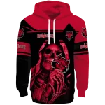 personalized arkansas state red wolves grim reaper scarlet black hoodie best selling