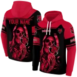 personalized arkansas state red wolves grim reaper scarlet black hoodie best selling