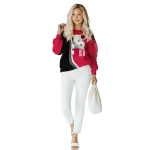 personalized arkansas state red wolves peeking snoopy scarlet hoodie best selling