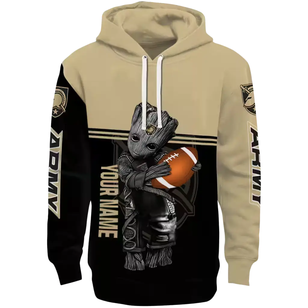 personalized army black knights baby groot gold black hoodie best selling personalized army black knights baby groot gold black hoodie best selling