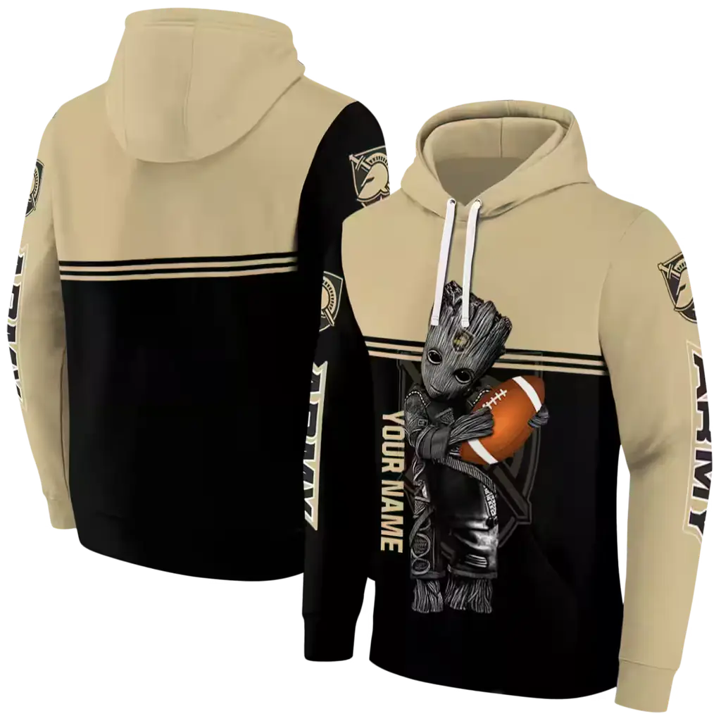 personalized army black knights baby groot gold black hoodie fashion forward personalized army black knights baby groot gold black hoodie fashion forward