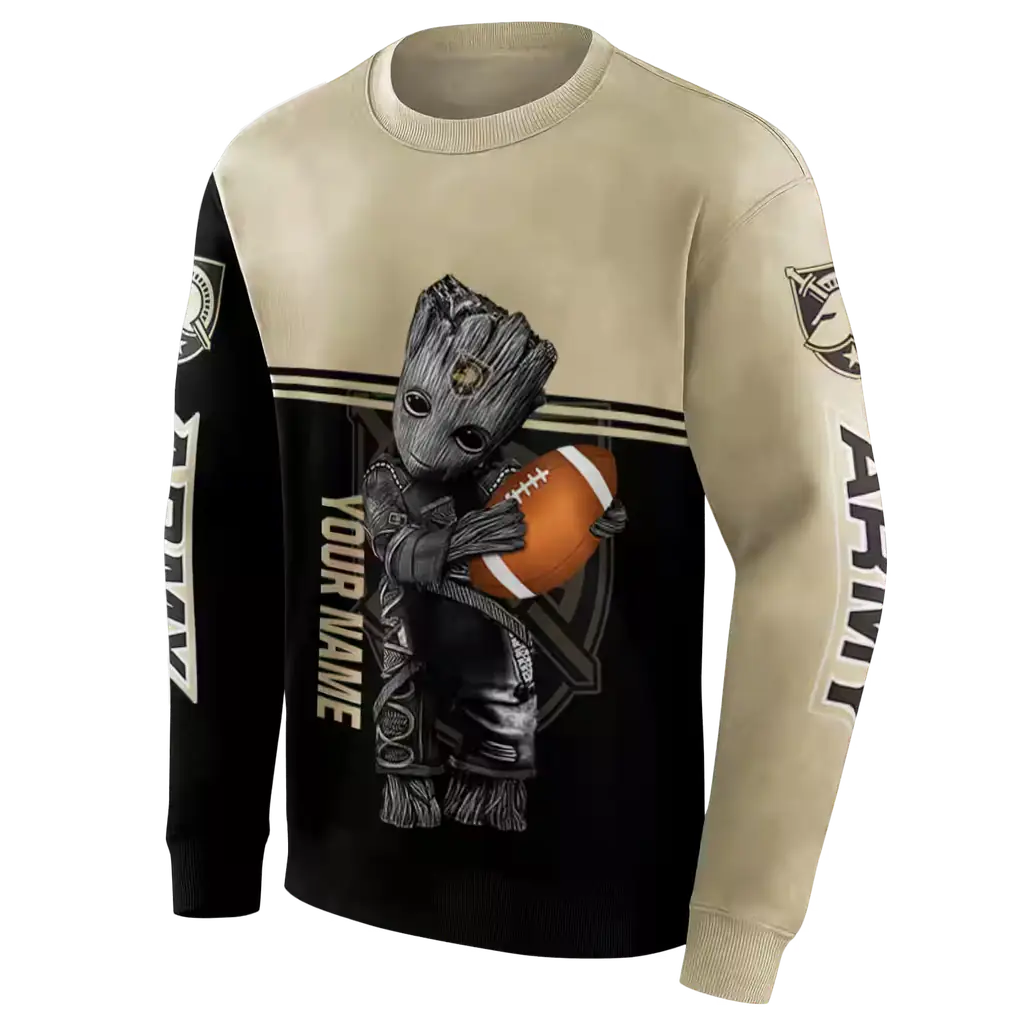 personalized army black knights baby groot gold black hoodie new arrival personalized army black knights baby groot gold black hoodie new arrival